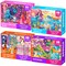 QUOKKA Puzzles for Kids Ages 4-6 – 4-Pack 60-Piece Puzzles for Kids – Fairy Tale Jigsaw Puzzle Set with Princess